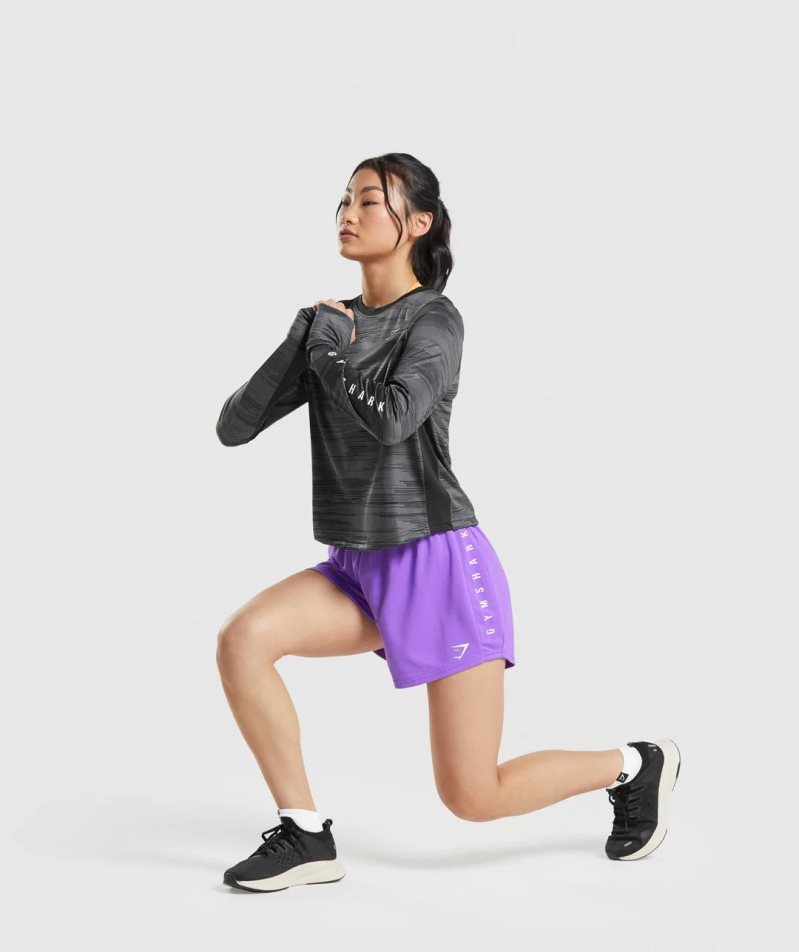 Women's Gymshark Sport Loose Shorts Light Purple | CA NA6738